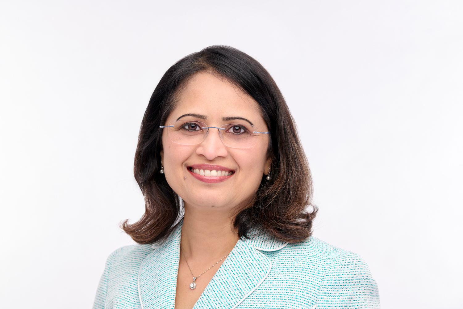Retouched corporate headshot