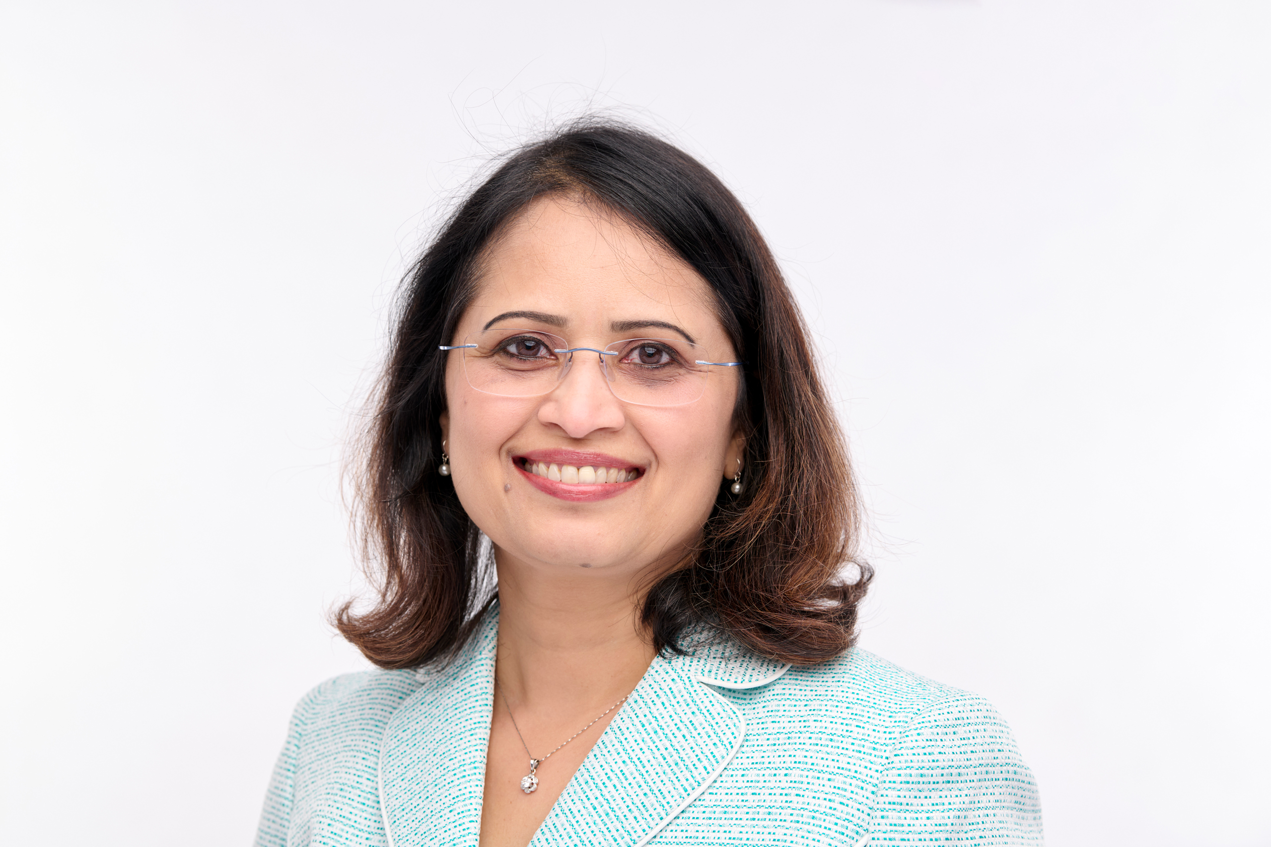 Unretouched corporate headshot